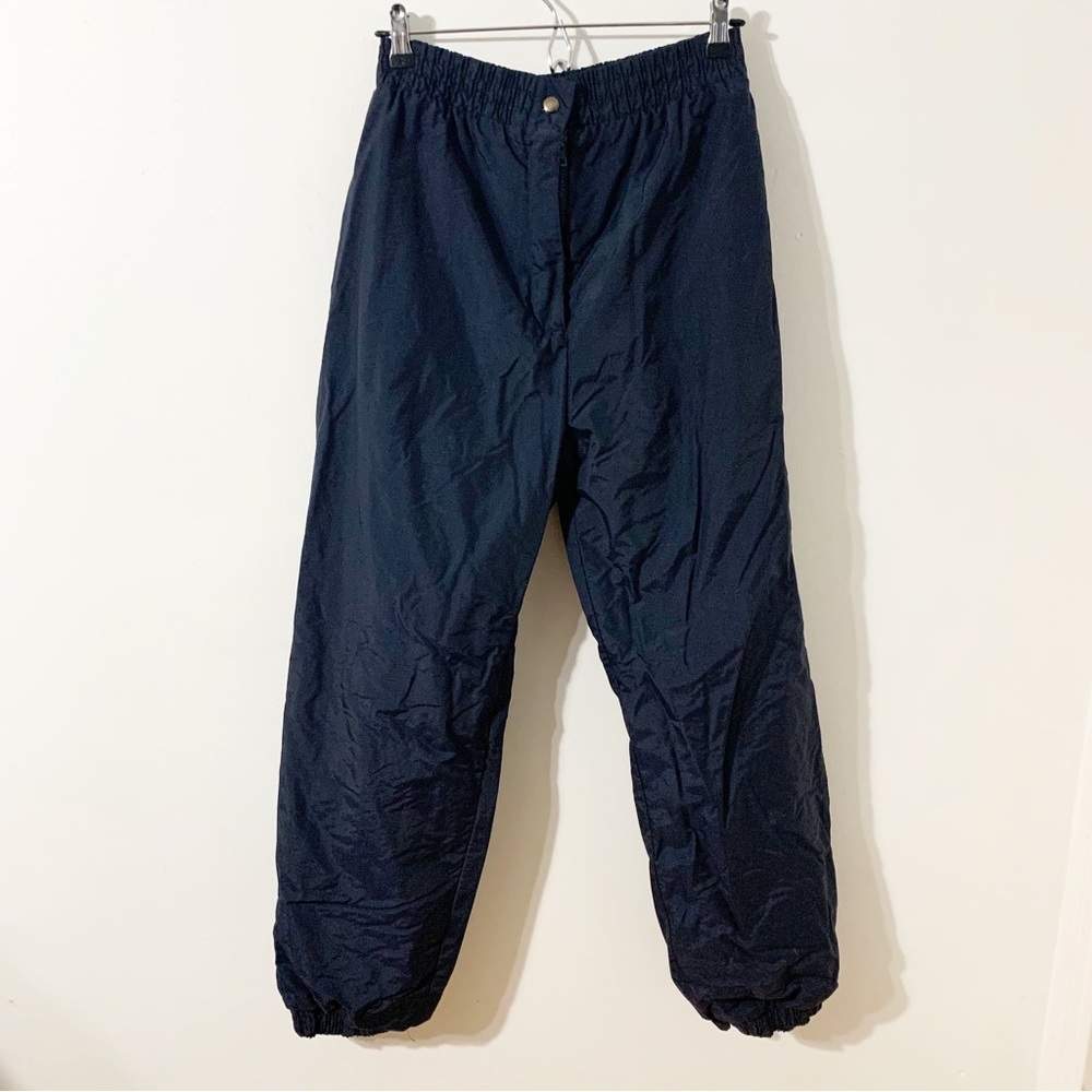 SporTrax Performance Ski Wear Insulated Ski Pants Elastic Waist/Cuffs Navy Blue